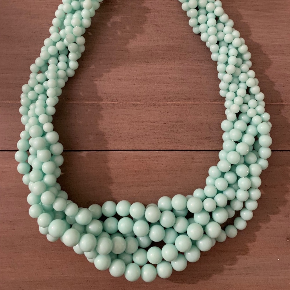 Aqua Cluster Necklace!